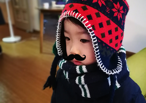 今日のむすこひげ